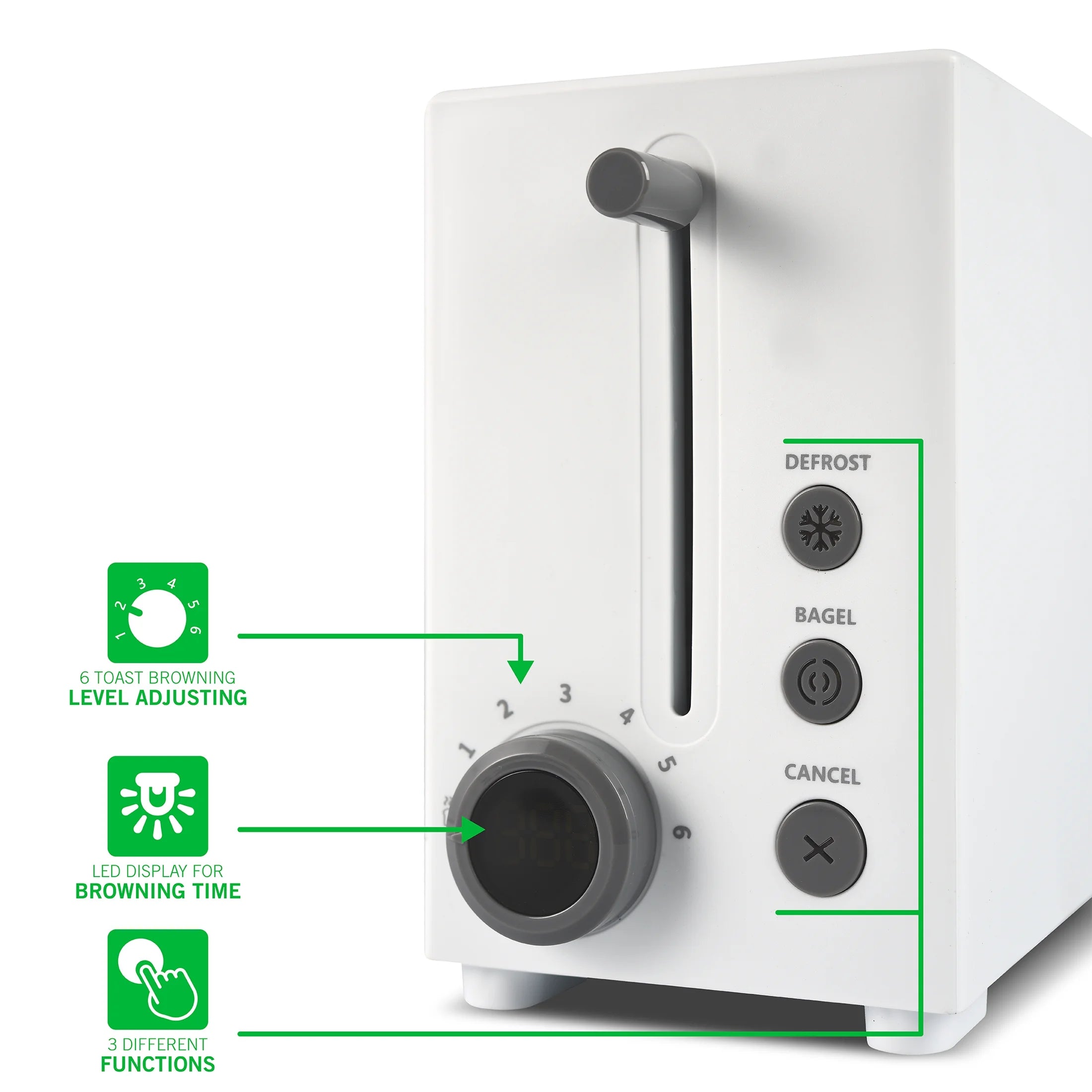 Series S 2-Slice Toaster with Removable Crumb Tray
